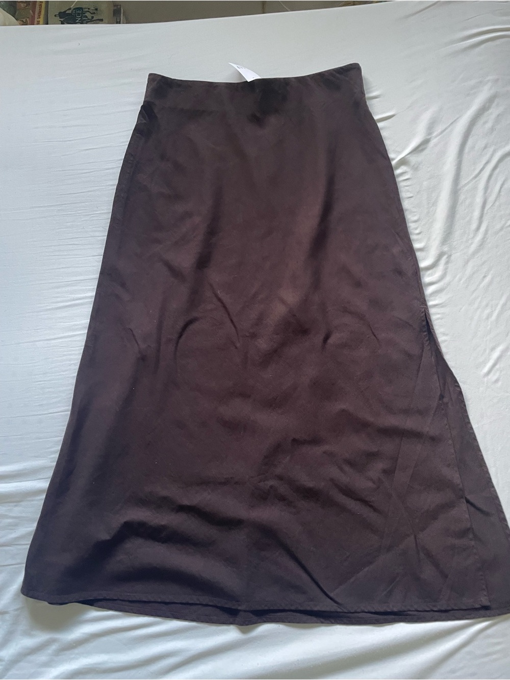 Gap Women’s A-Line Midi Skirt, Size M, Dark Brown, NWT